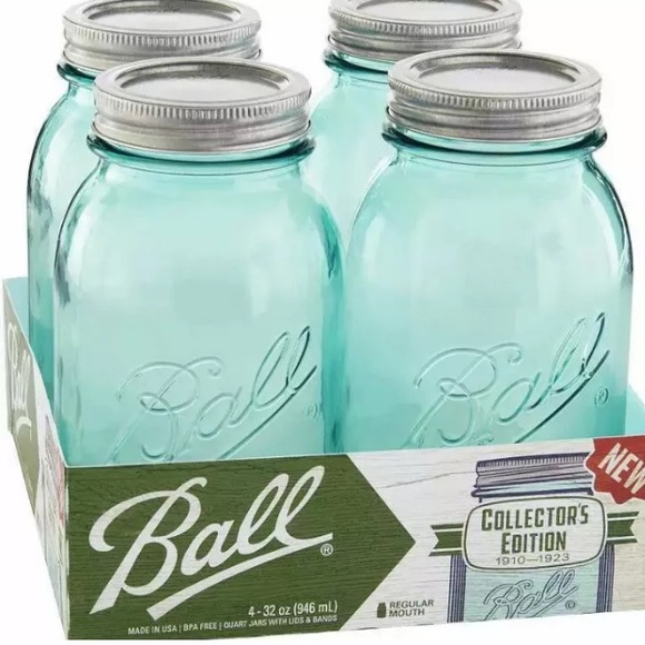 Ball Canning Jars Regular Mouth 32oz. Set of 4/Box - Picture 4 of 7